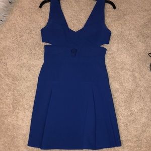 Bcbgmaxazria royal blue dress
